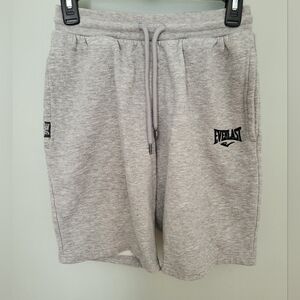 Everlast Men Small Boxing Training Gym Lounge Shorts‎ Gray Pockets Drawstring